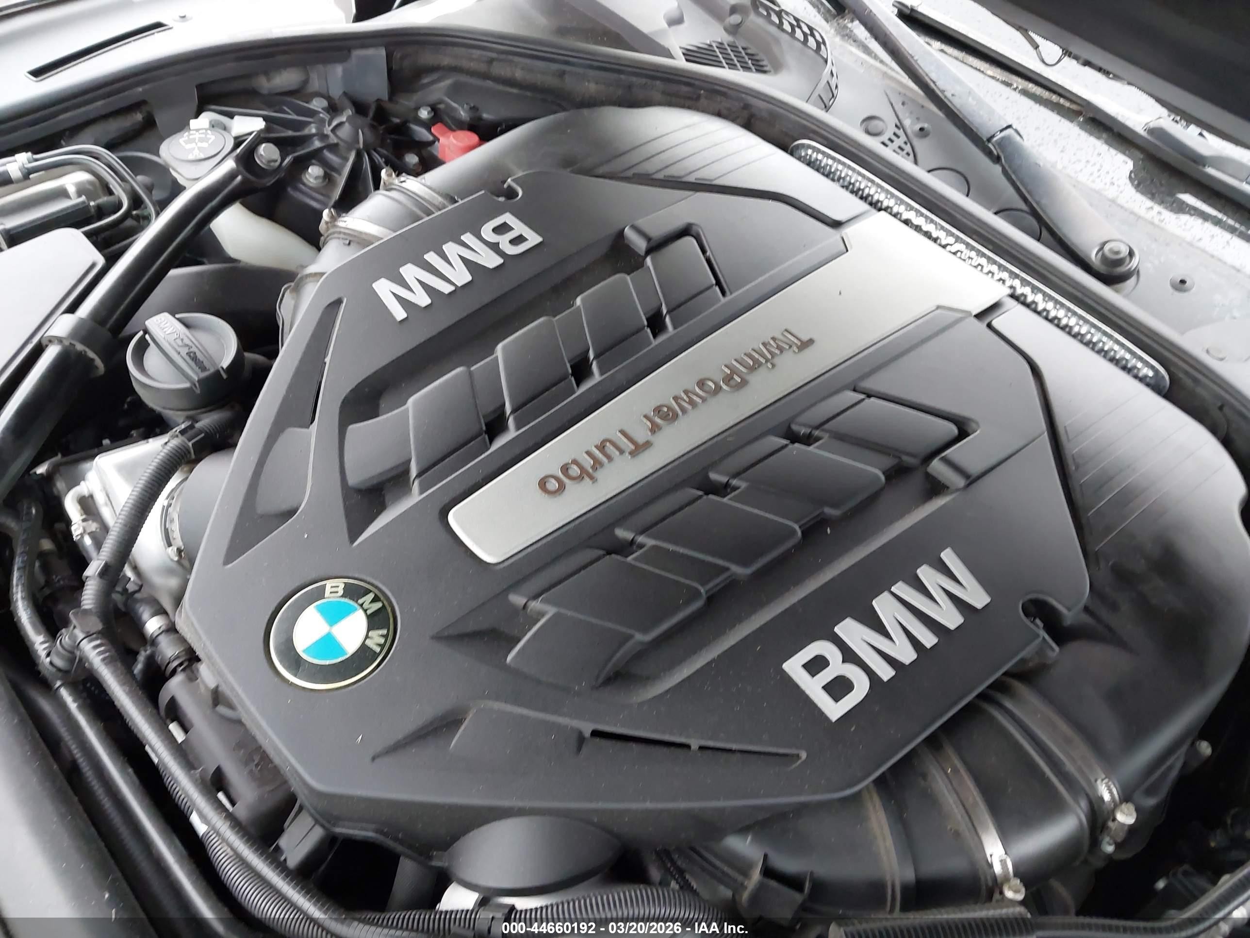 2014 Bmw 650i Xdrive Black vin: WBAYP1C50ED216665