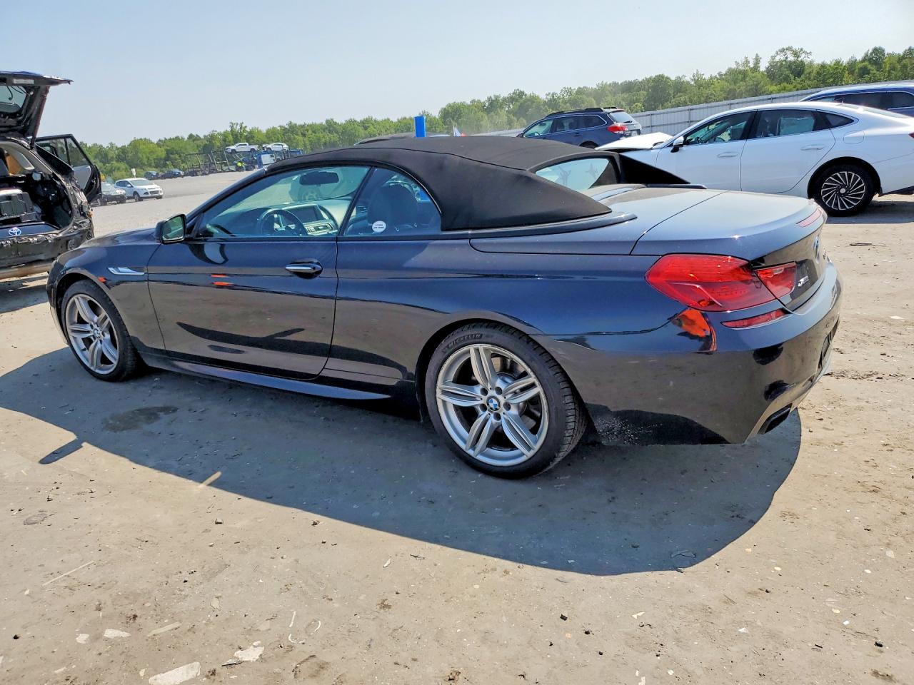 2014 Bmw 650 Xi Black vin: WBAYP1C51ED216593