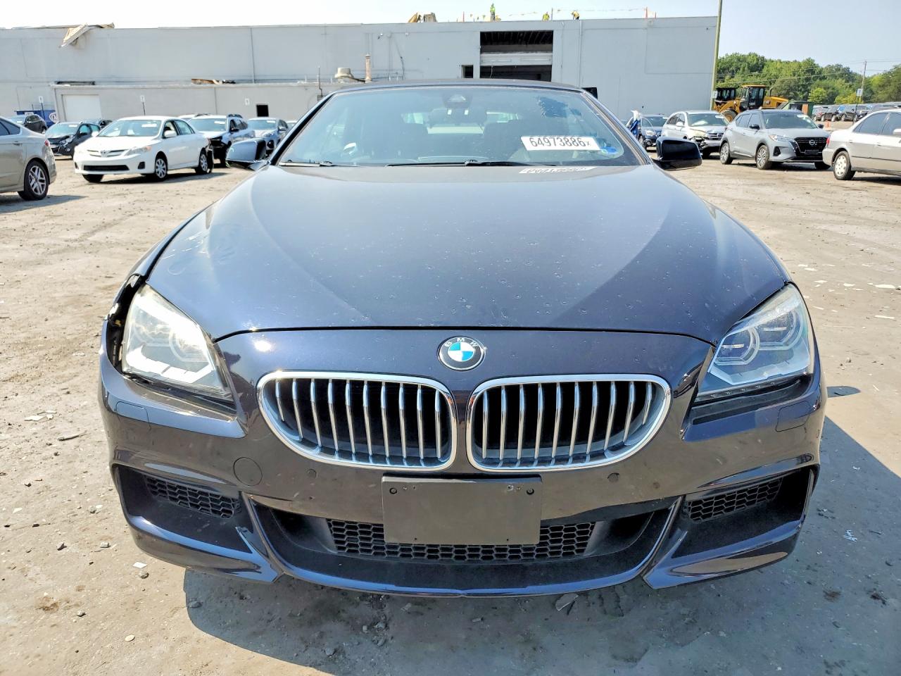 2014 Bmw 650 Xi Black vin: WBAYP1C51ED216593