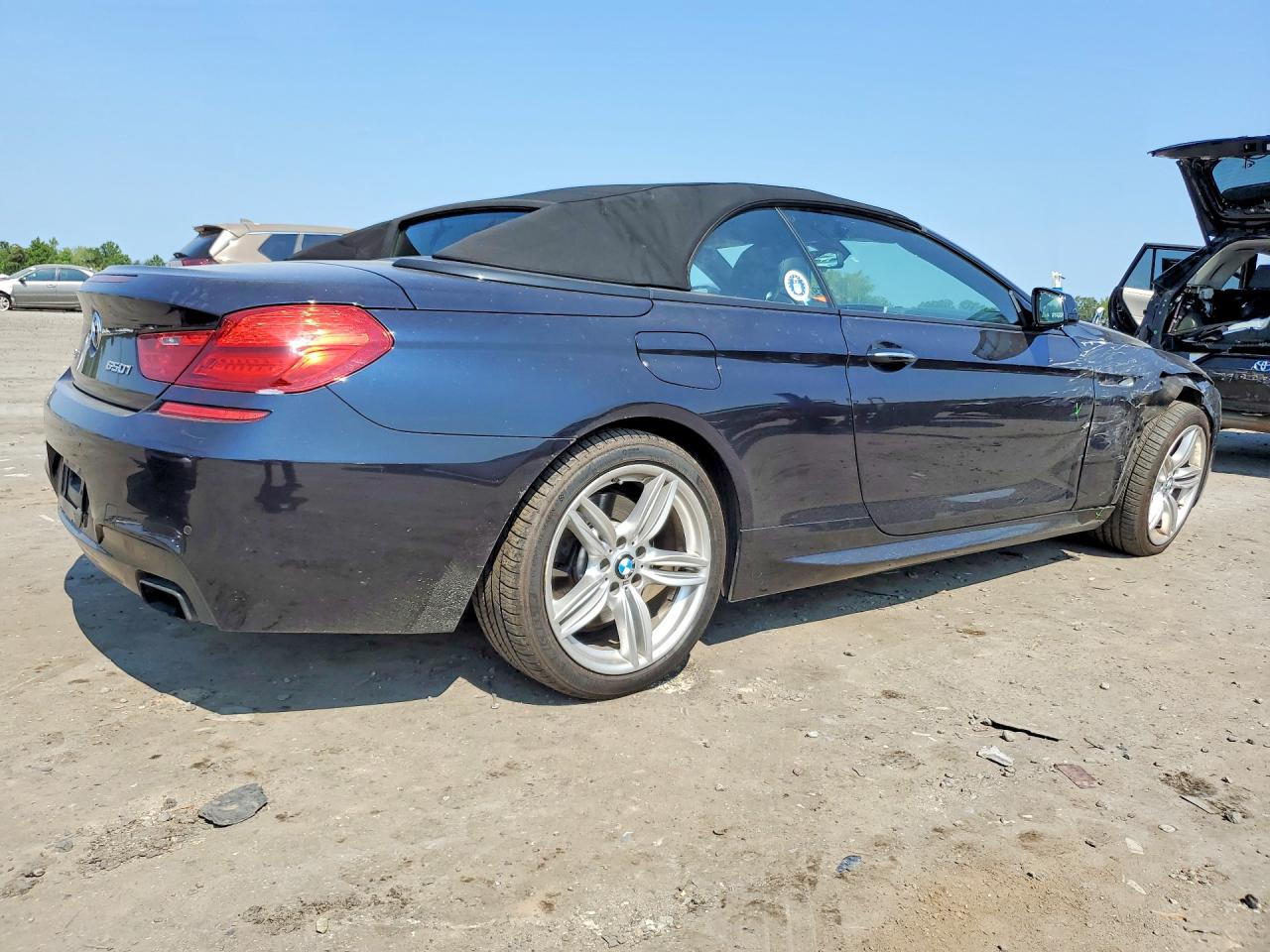 2014 Bmw 650 Xi Black vin: WBAYP1C51ED216593