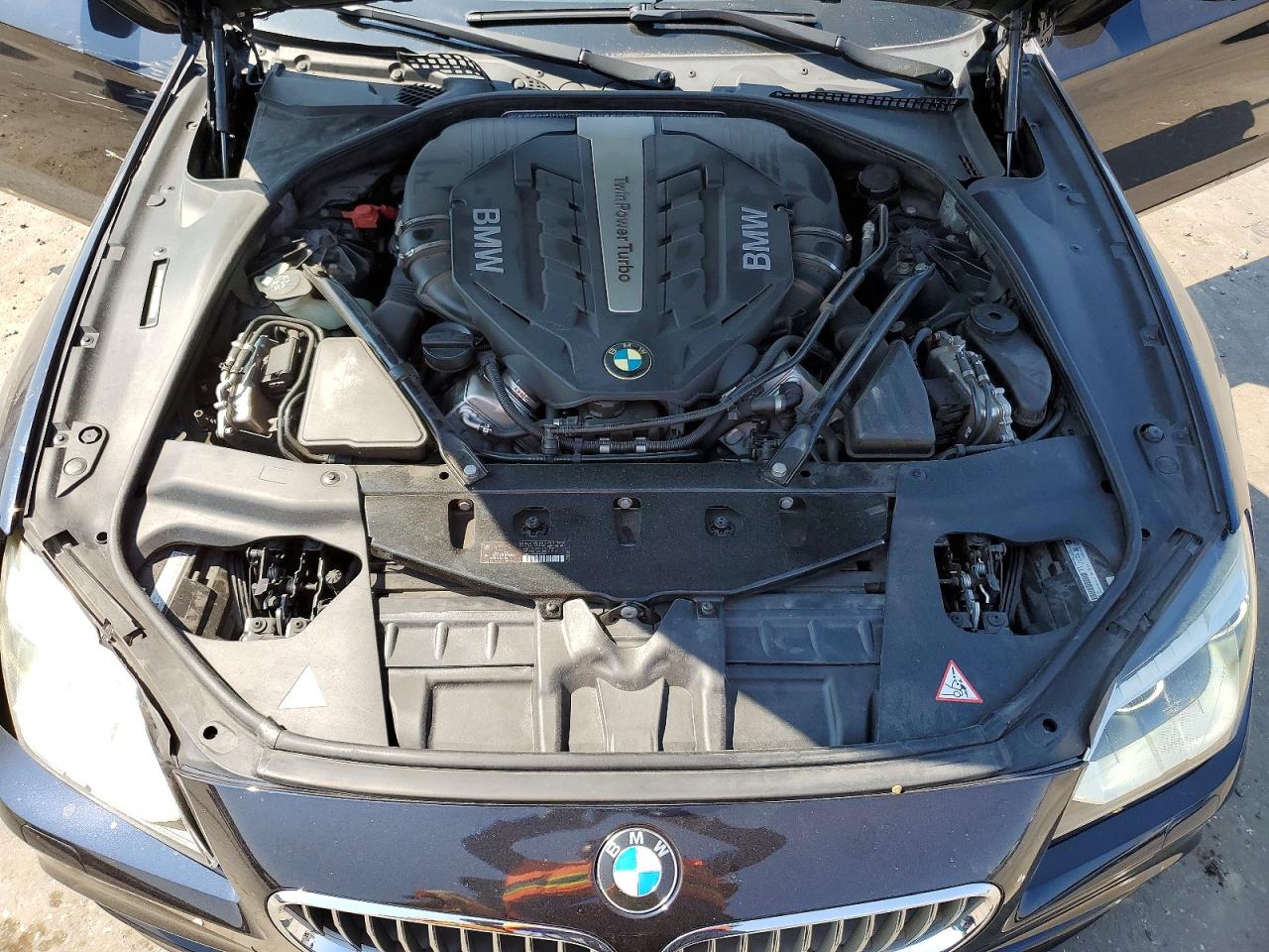 2014 Bmw 650 Xi Black vin: WBAYP1C51ED216593