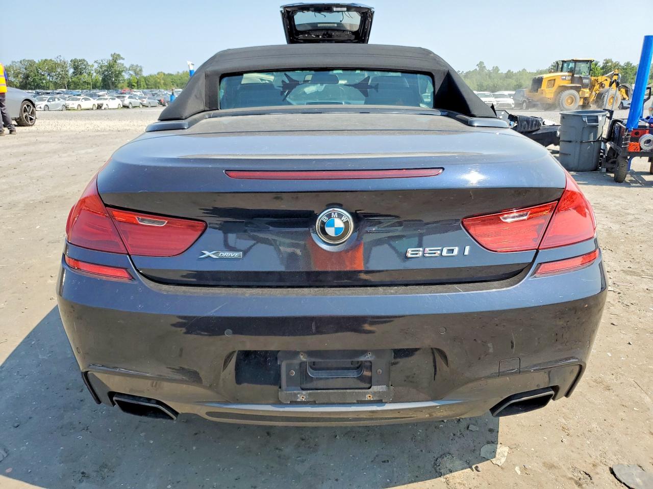 2014 Bmw 650 Xi Black vin: WBAYP1C51ED216593