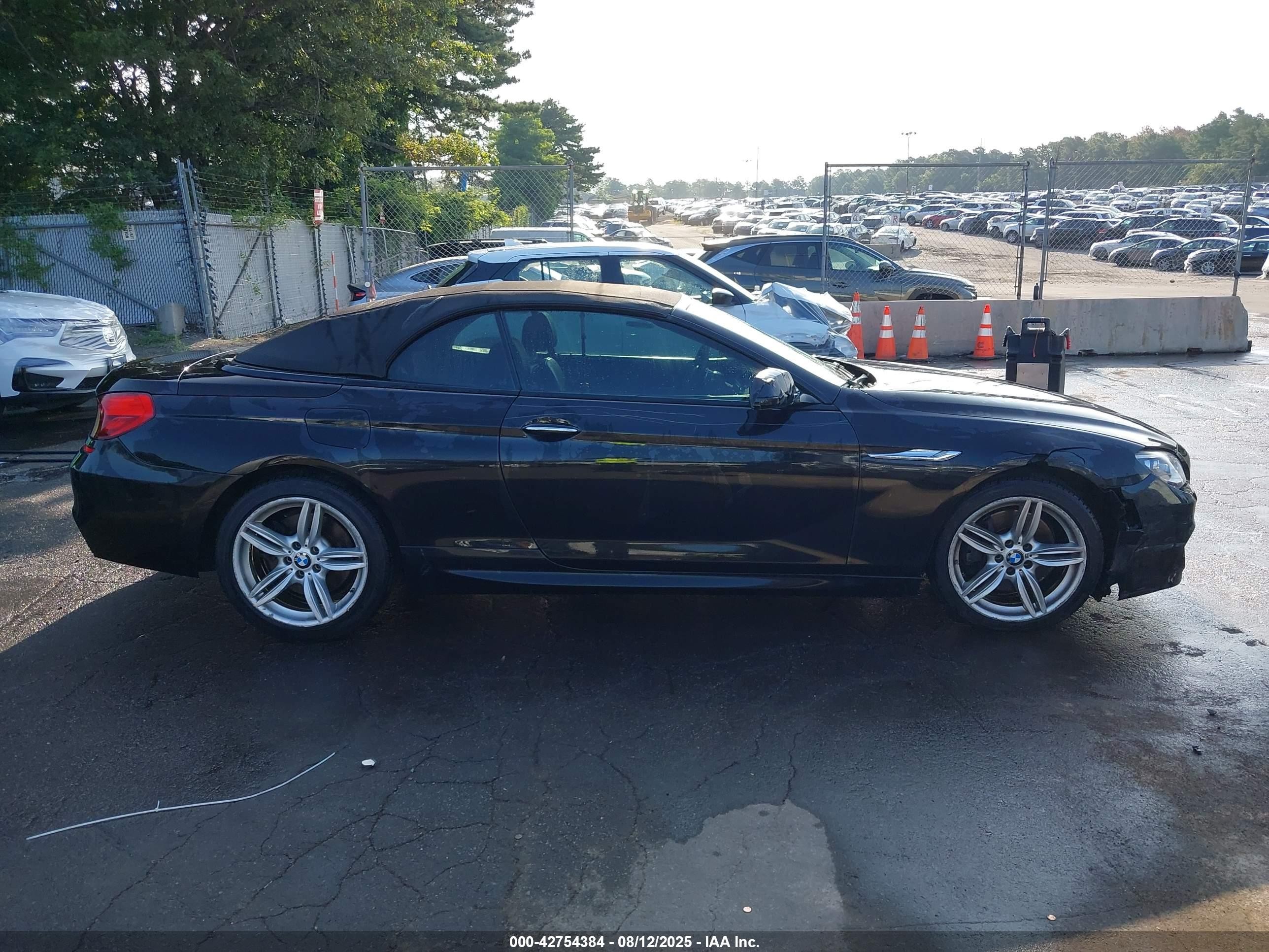 2015 Bmw 650i Xdrive Black vin: WBAYP1C52FD216944