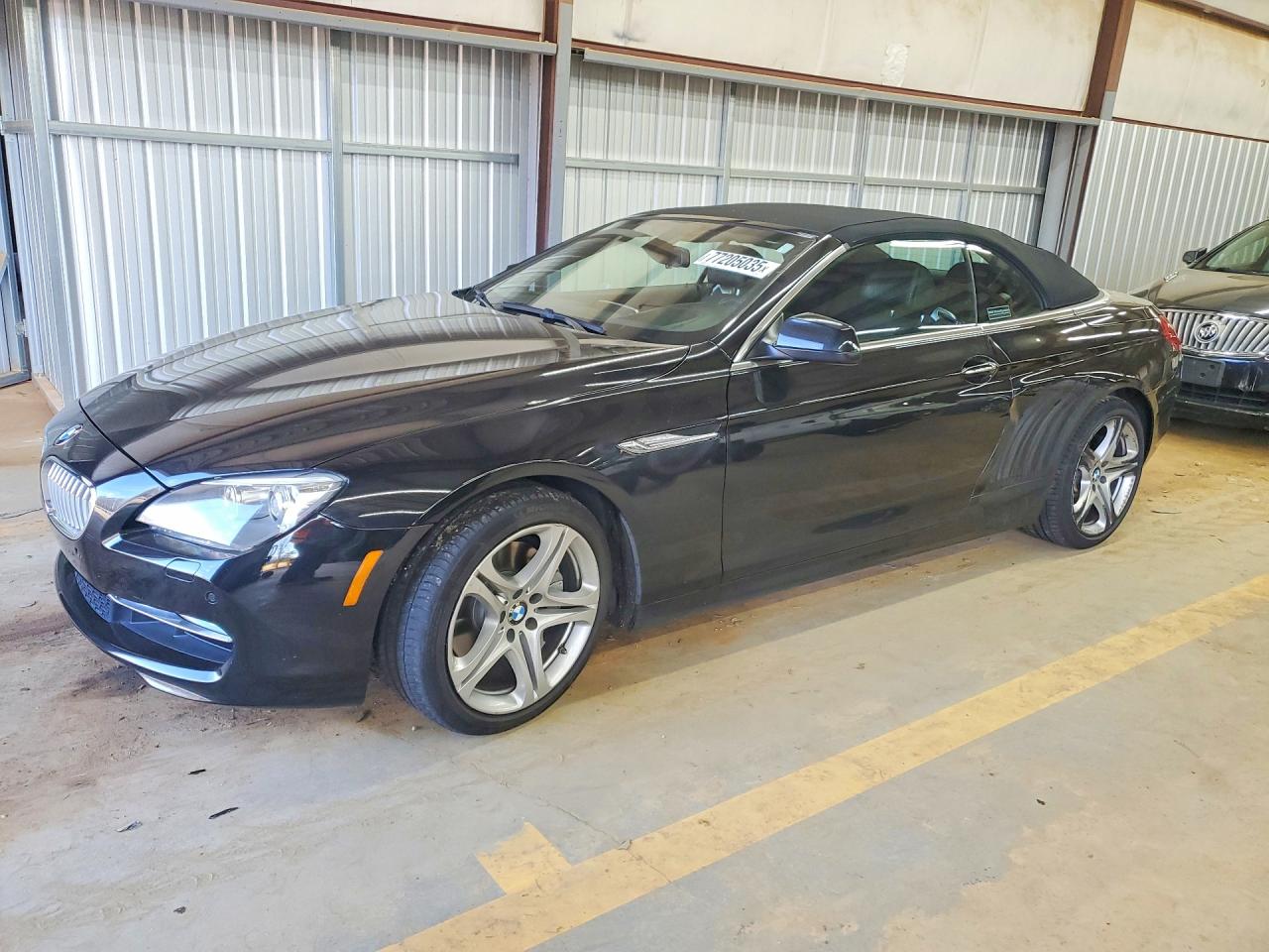2013 Bmw 650 Xi Black vin: WBAYP1C56DDX00502