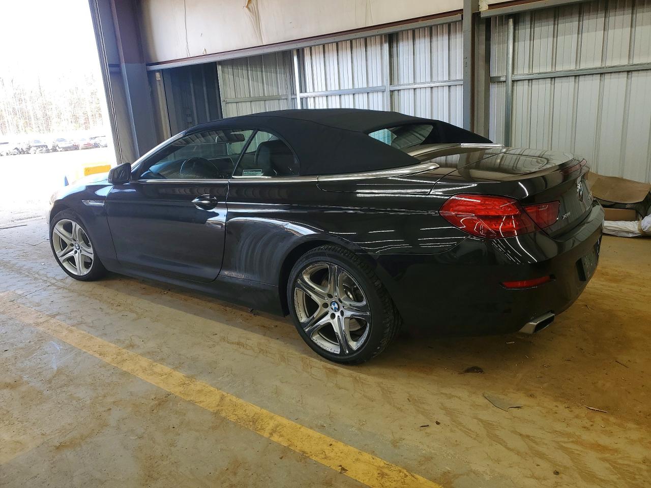 2013 Bmw 650 Xi Black vin: WBAYP1C56DDX00502