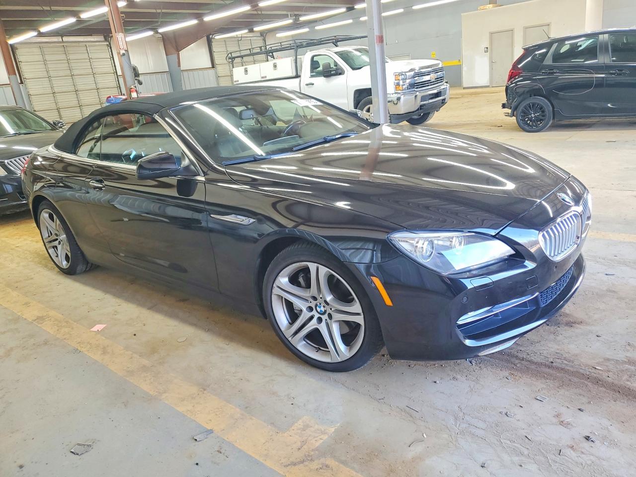 2013 Bmw 650 Xi Black vin: WBAYP1C56DDX00502
