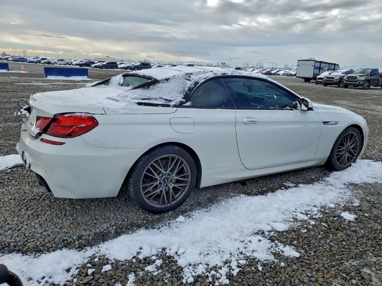 2014 Bmw 650 Xi Белый vin: WBAYP1C58ED216333