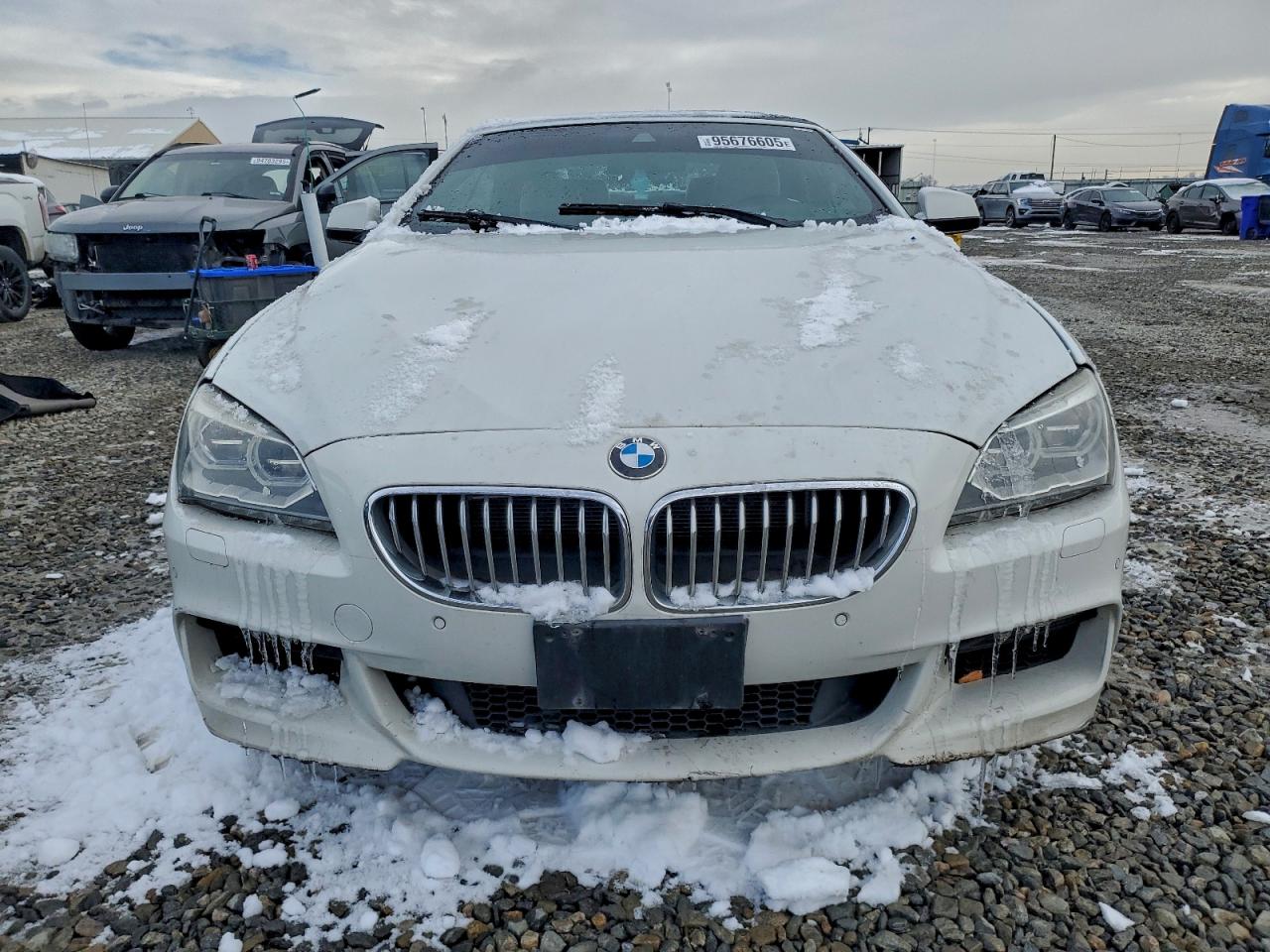 2014 Bmw 650 Xi Белый vin: WBAYP1C58ED216333