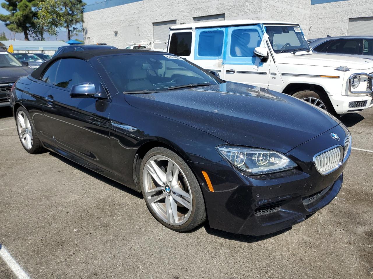 2015 Bmw 650 Xi Black vin: WBAYP1C58FD216902