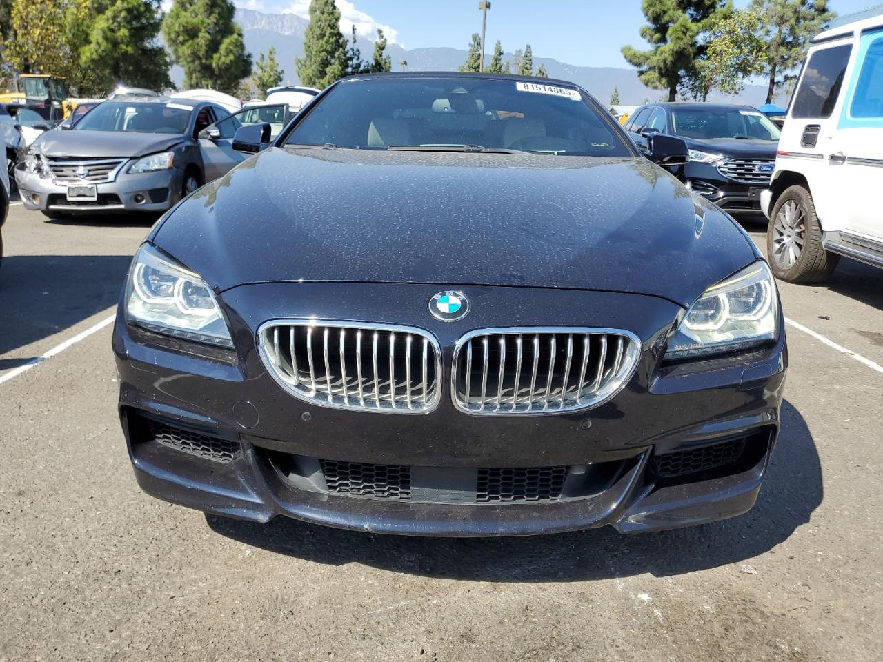 2015 Bmw 650 Xi Black vin: WBAYP1C58FD216902