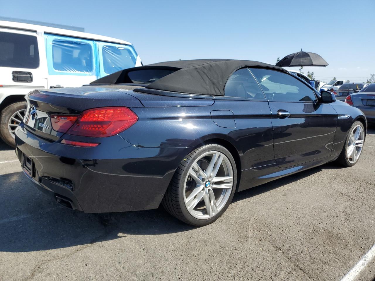 2015 Bmw 650 Xi Black vin: WBAYP1C58FD216902