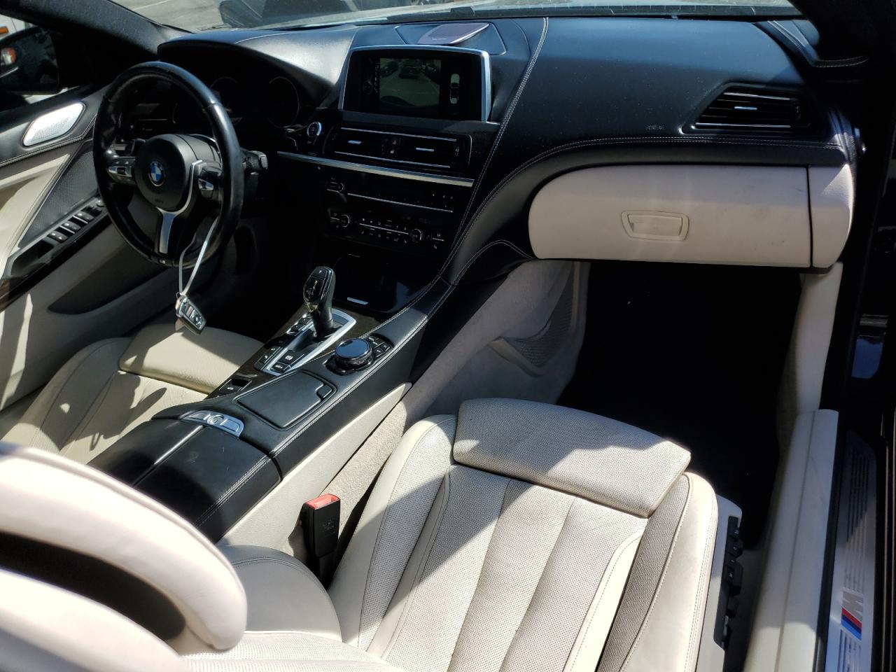 2015 Bmw 650 Xi Black vin: WBAYP1C58FD216902