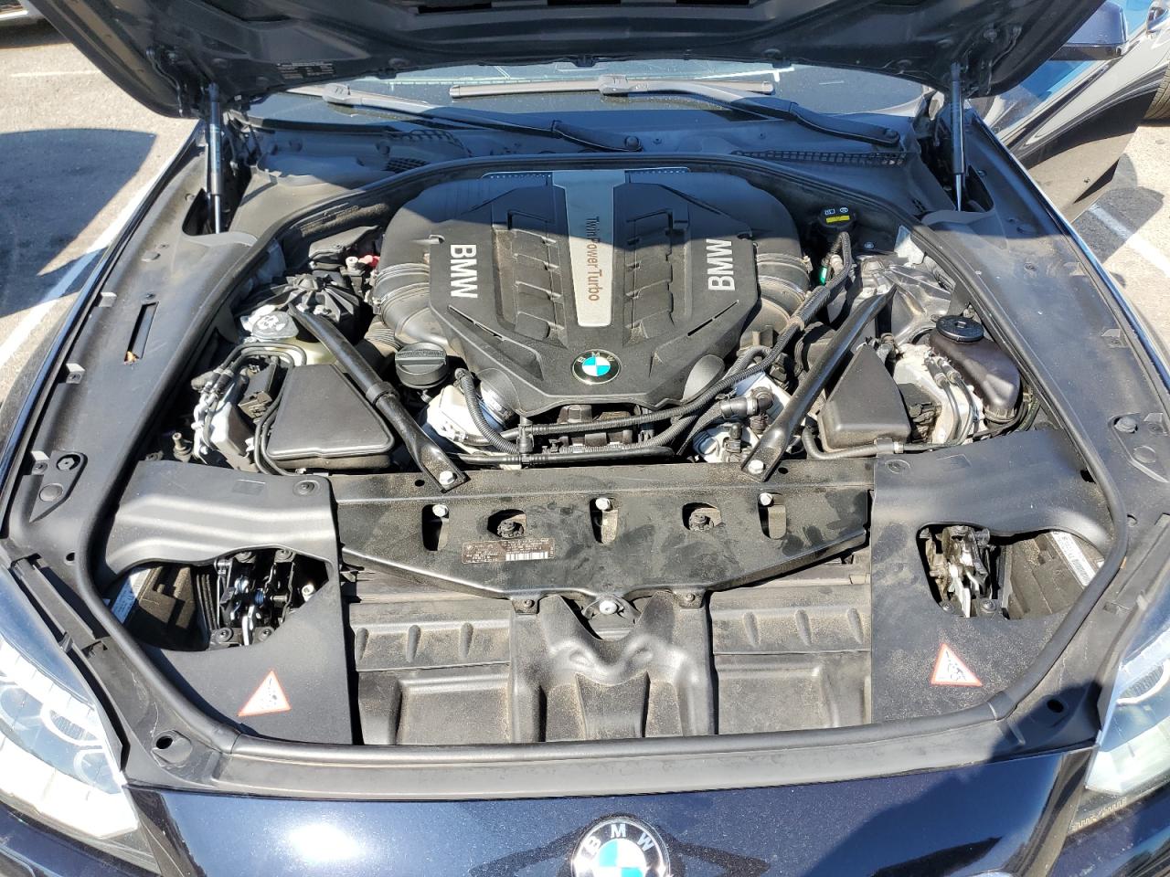 2015 Bmw 650 Xi Black vin: WBAYP1C58FD216902