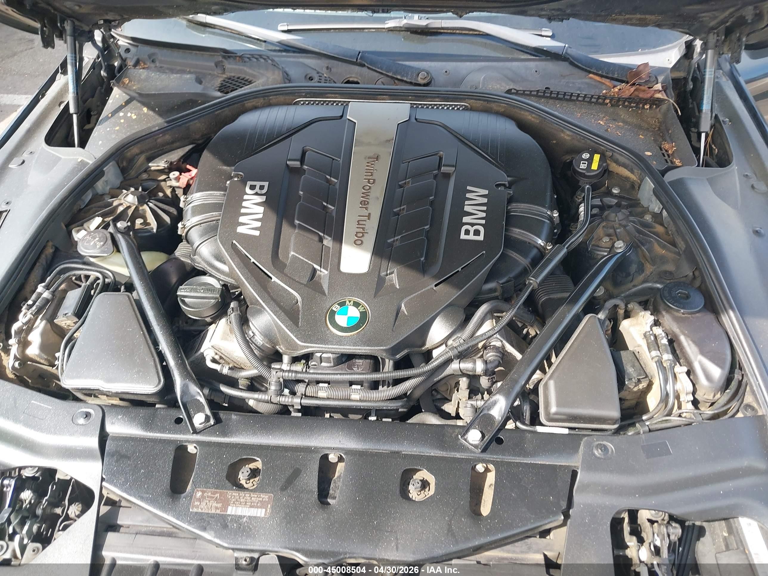 2015 Bmw 650i Xdrive Black vin: WBAYP1C5XFD216755