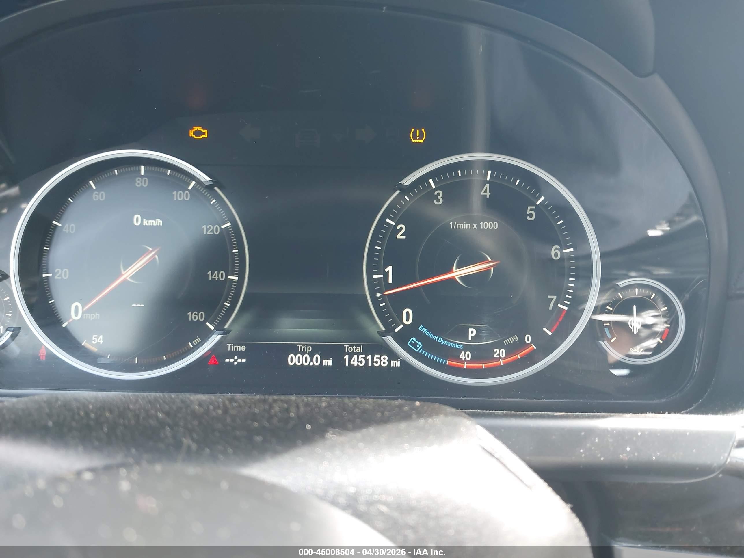 2015 Bmw 650i Xdrive Black vin: WBAYP1C5XFD216755