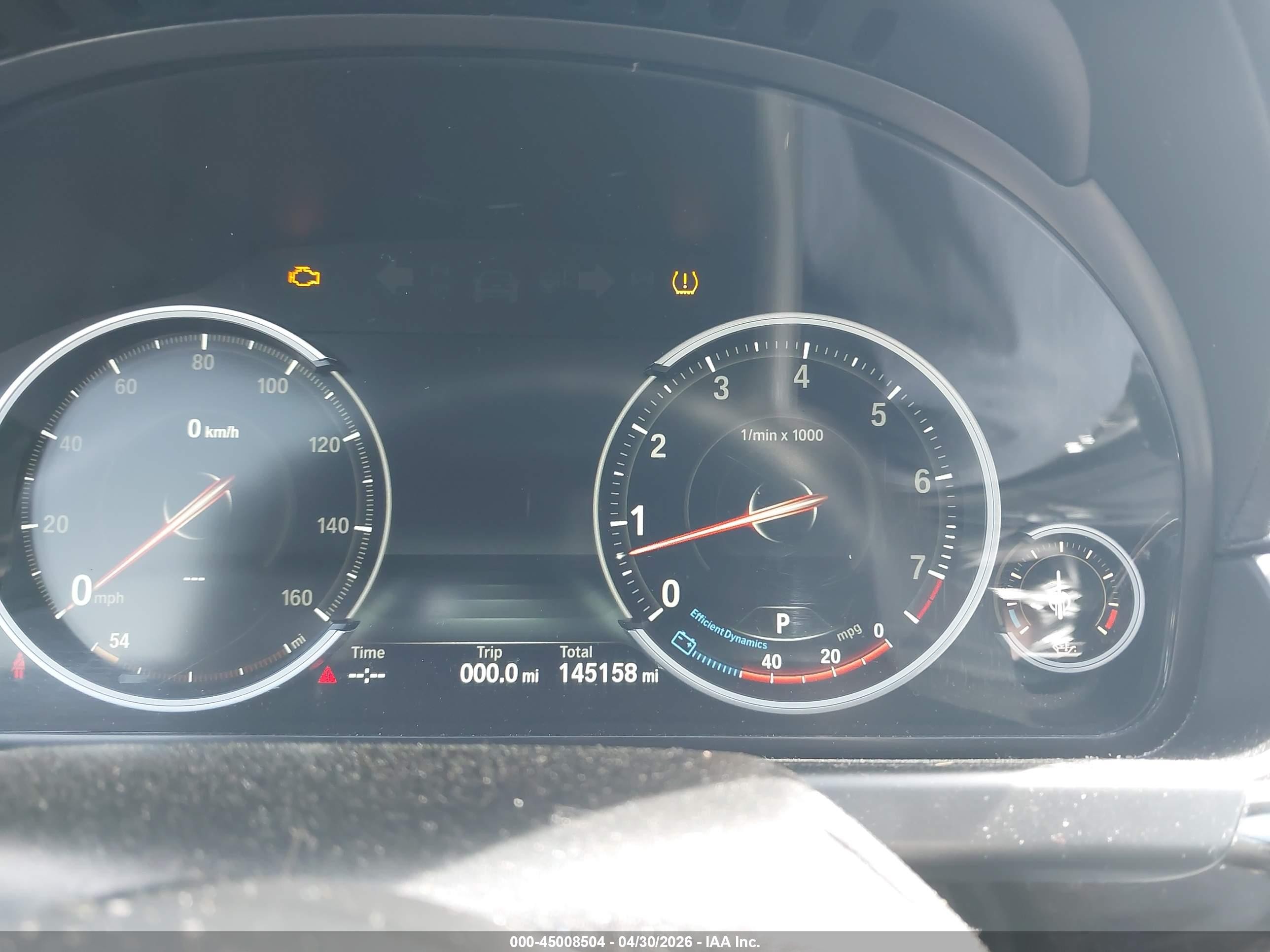 2015 Bmw 650i Xdrive Black vin: WBAYP1C5XFD216755
