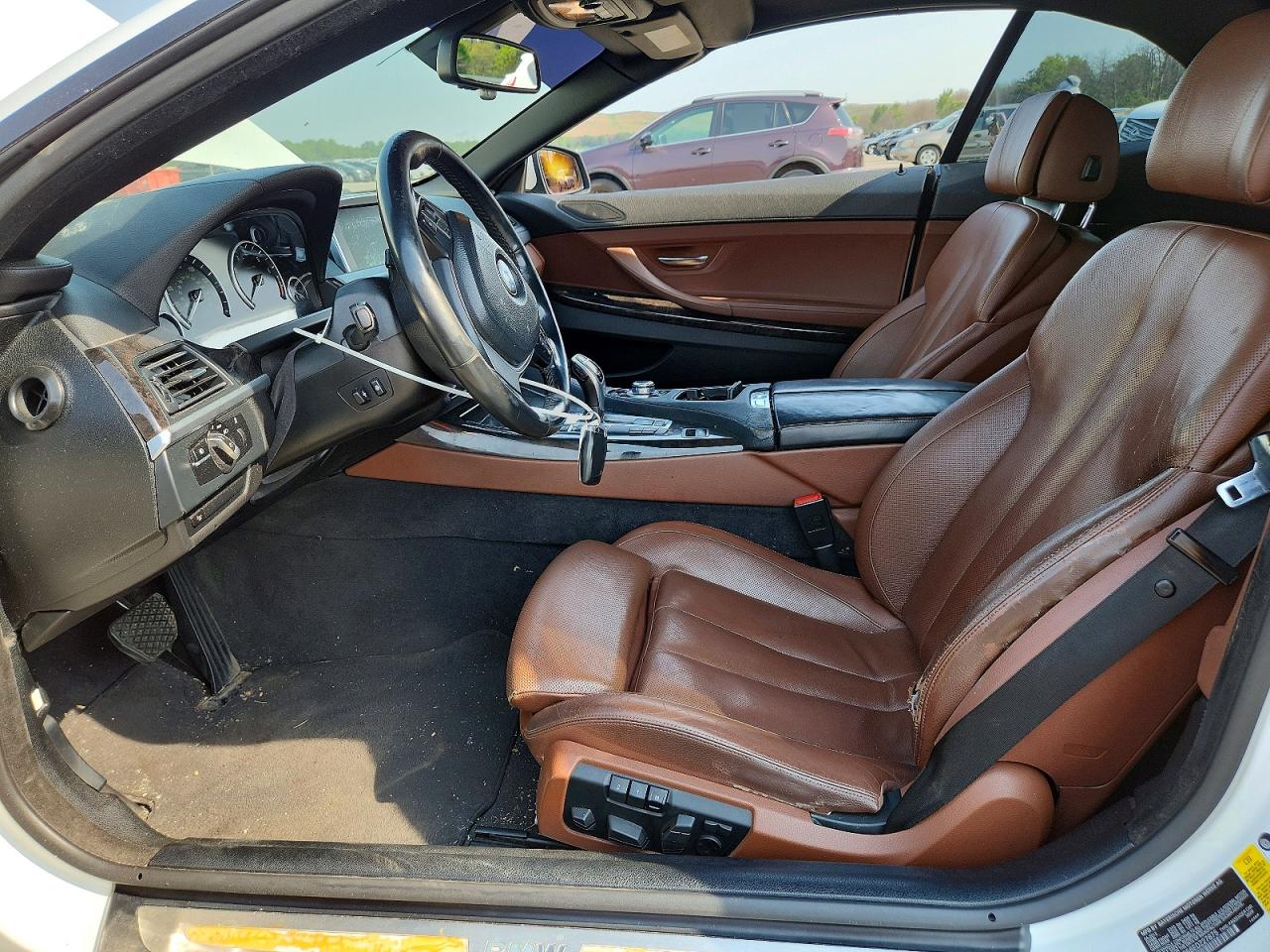 2014 Bmw 640 Xi White vin: WBAYP5C56EDZ27875