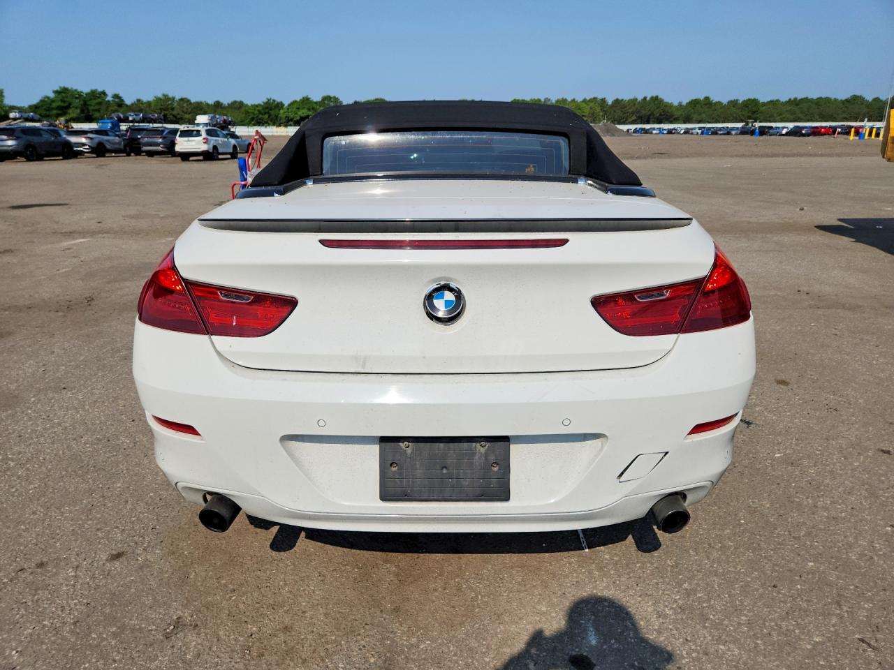 2014 Bmw 640 Xi White vin: WBAYP5C56EDZ27875