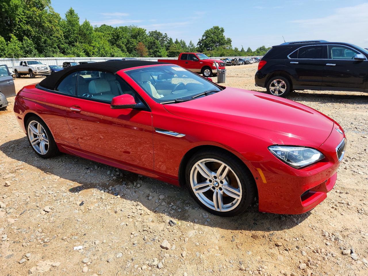 2015 Bmw 640 Xi Red vin: WBAYP5C58FD873125