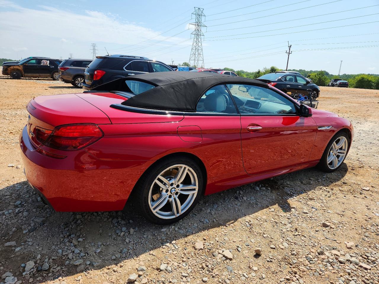 2015 Bmw 640 Xi Red vin: WBAYP5C58FD873125