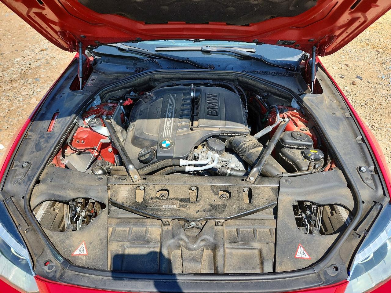 2015 Bmw 640 Xi Red vin: WBAYP5C58FD873125
