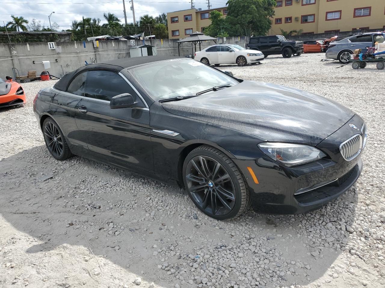 2013 Bmw 650 I Черный vin: WBAYP9C52DD168793