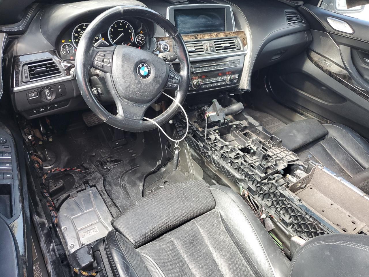 2013 Bmw 650 I Черный vin: WBAYP9C52DD168793