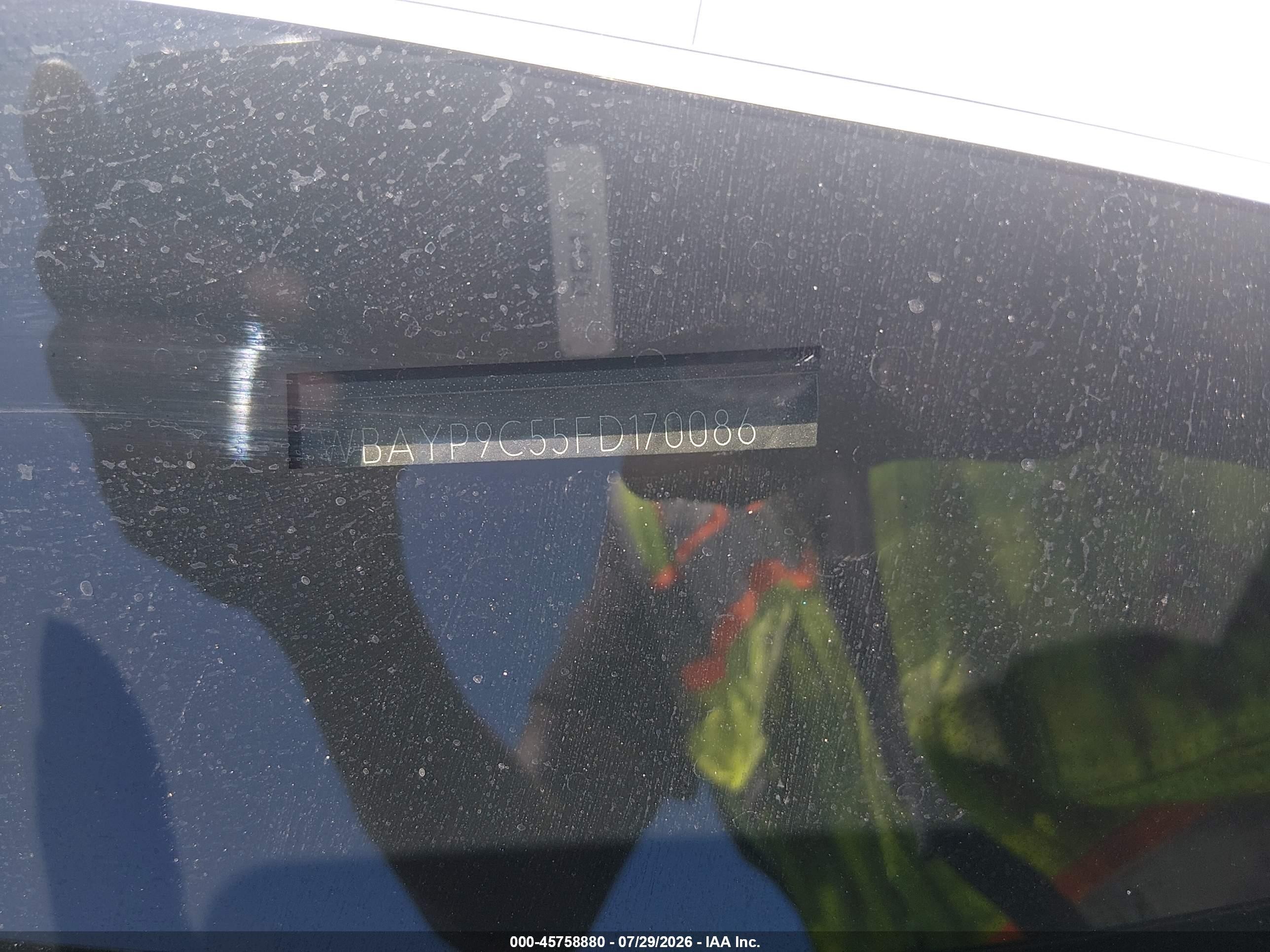 2015 Bmw 650i Черный vin: WBAYP9C55FD170086