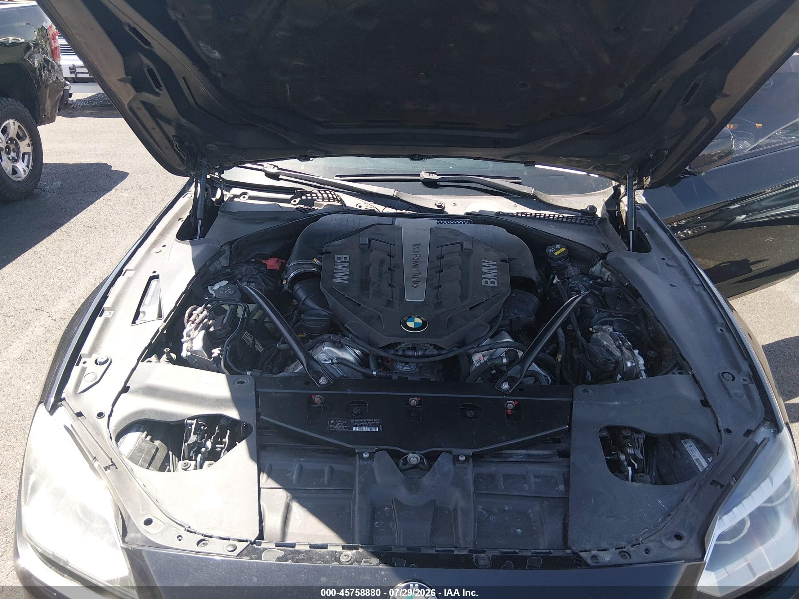2015 Bmw 650i Черный vin: WBAYP9C55FD170086
