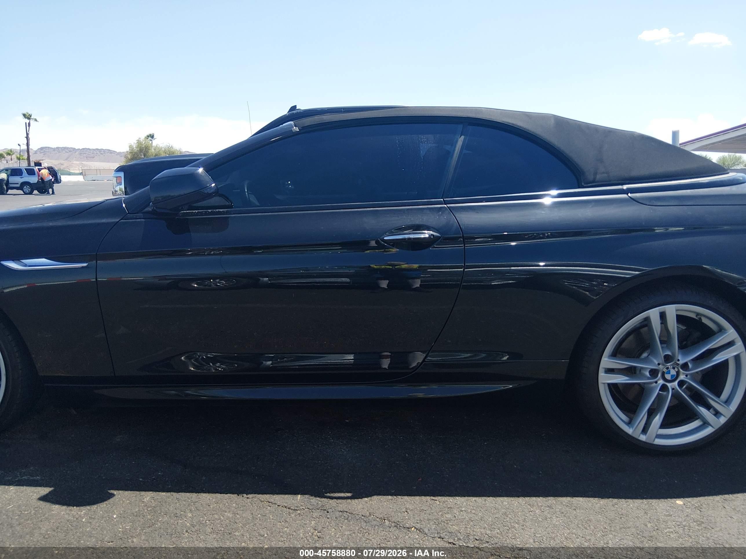 2015 Bmw 650i Черный vin: WBAYP9C55FD170086
