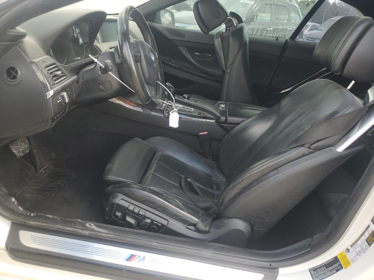 2014 Bmw 650 I White vin: WBAYP9C58ED169089
