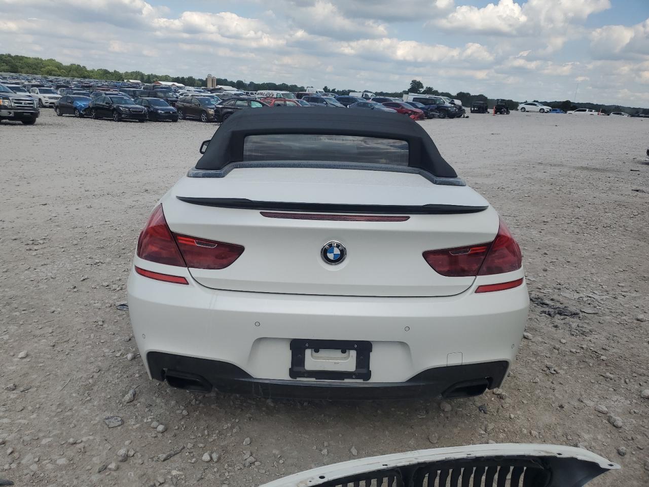 2014 Bmw 650 I White vin: WBAYP9C58ED169089