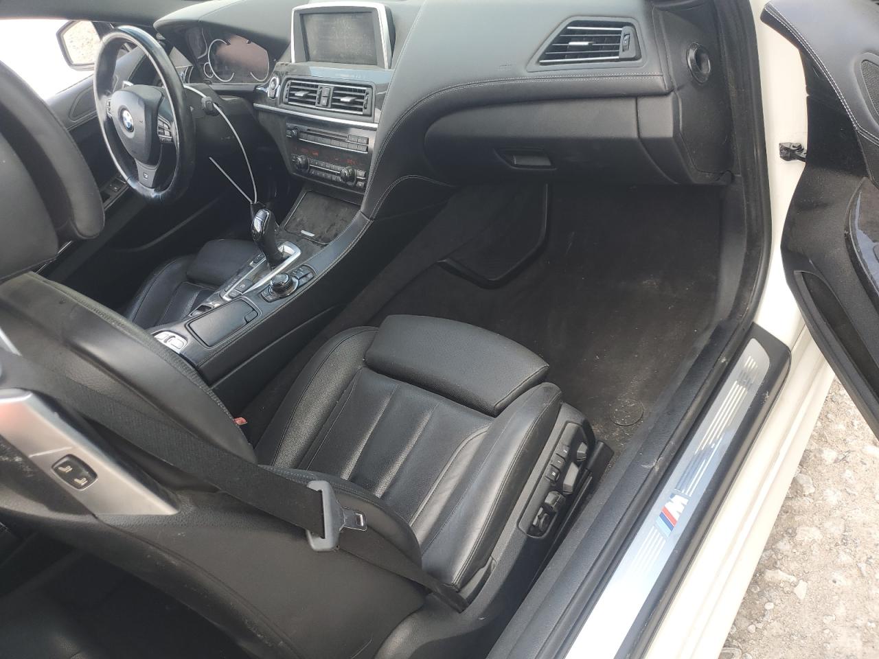 2014 Bmw 650 I White vin: WBAYP9C58ED169089