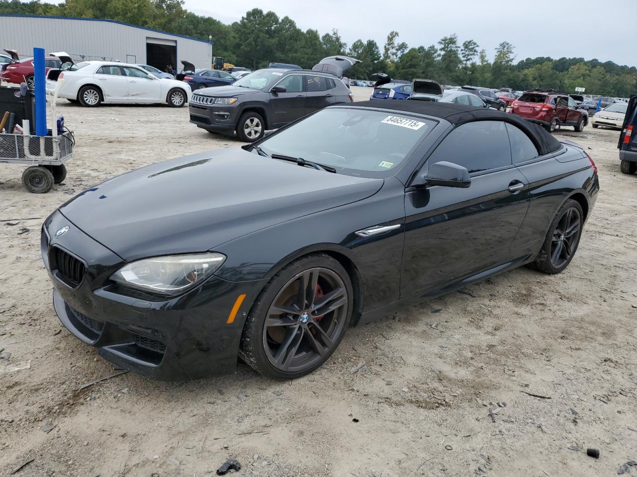 2014 Bmw 650 I Black vin: WBAYP9C58ED169254