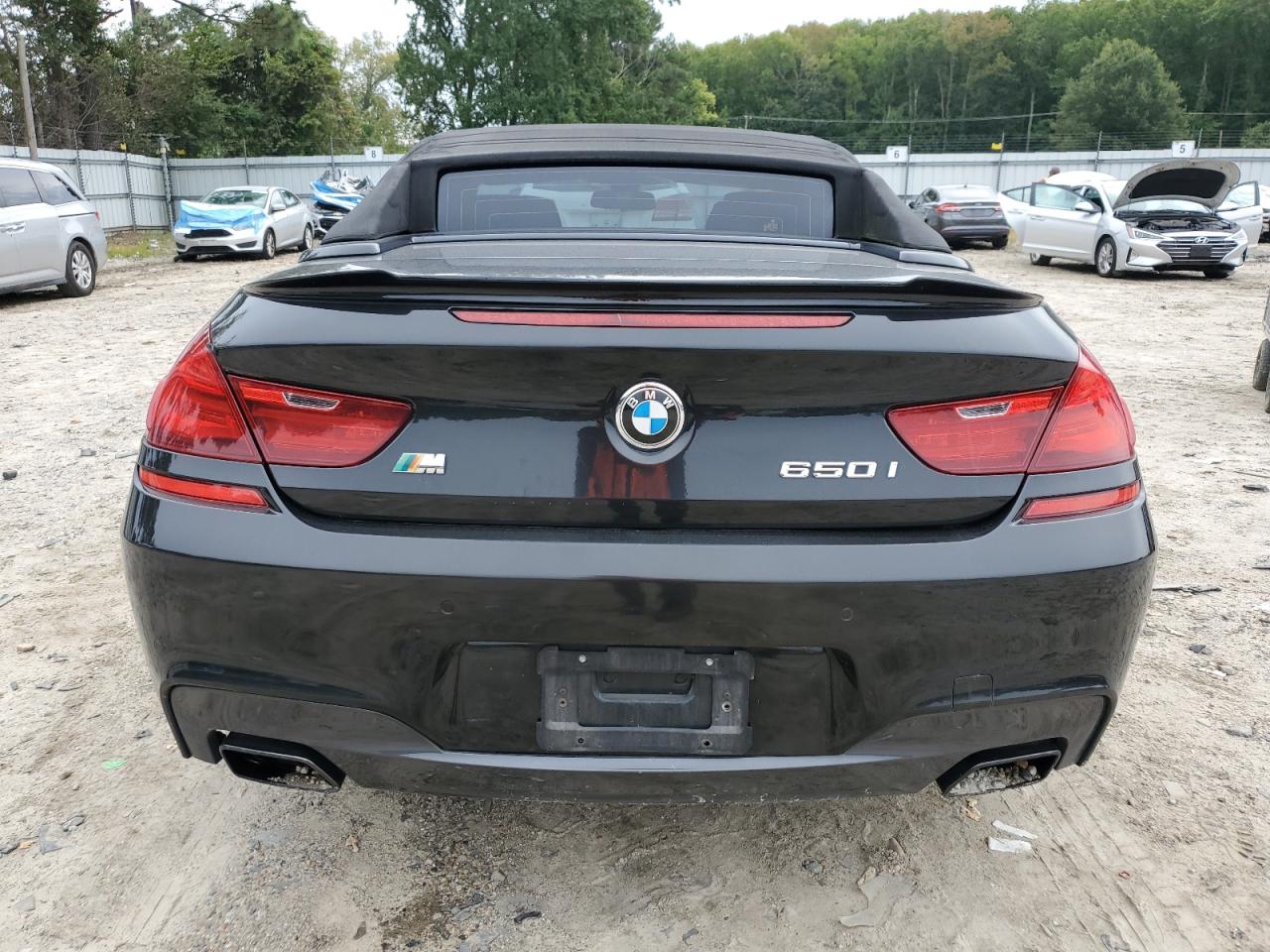 2014 Bmw 650 I Black vin: WBAYP9C58ED169254
