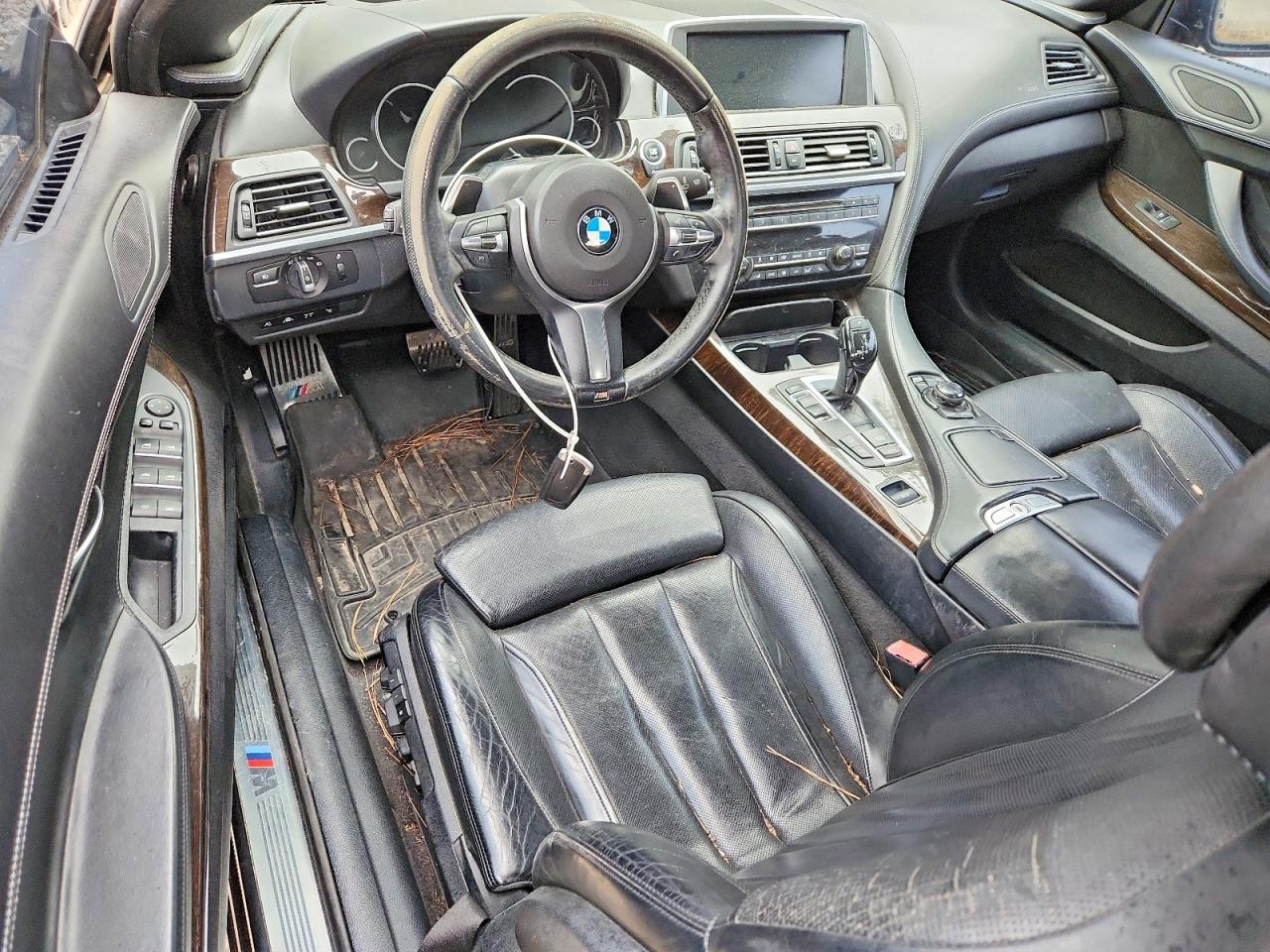 2014 Bmw 650 I Black vin: WBAYP9C58ED169254