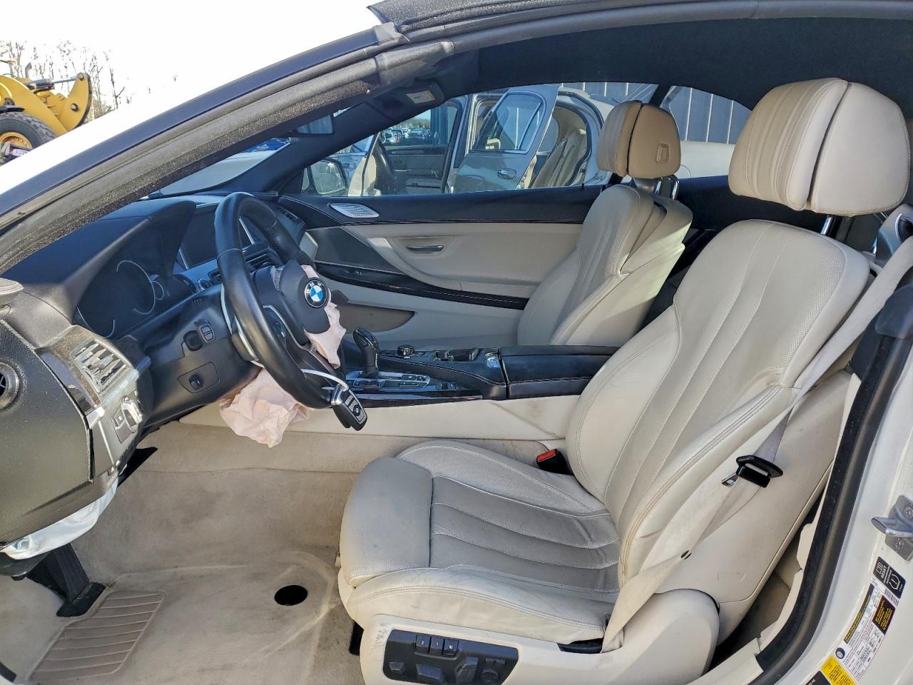2014 Bmw 650 I White vin: WBAYP9C58ED169450