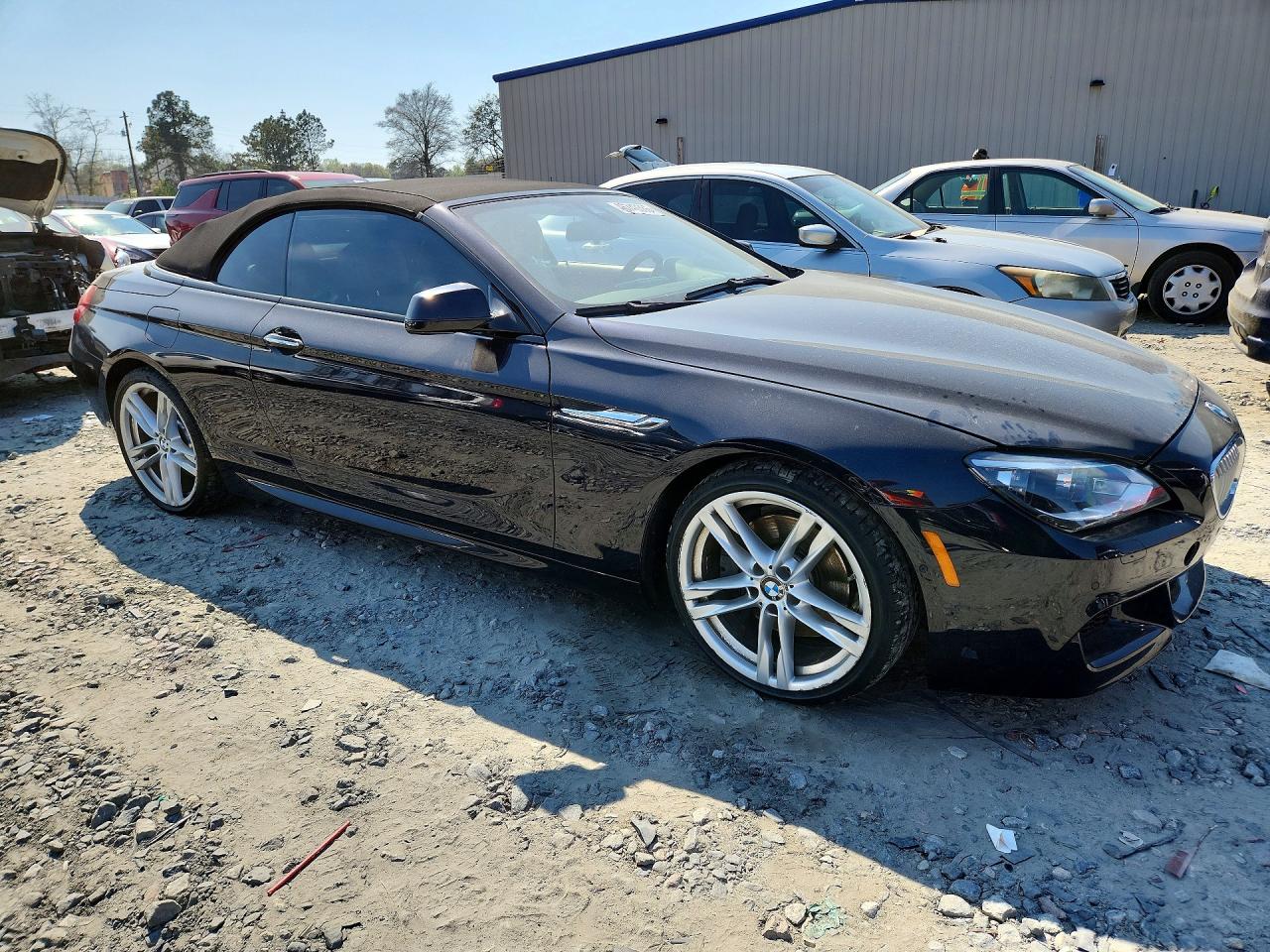 2015 Bmw 650 I Black vin: WBAYP9C5XFD170018