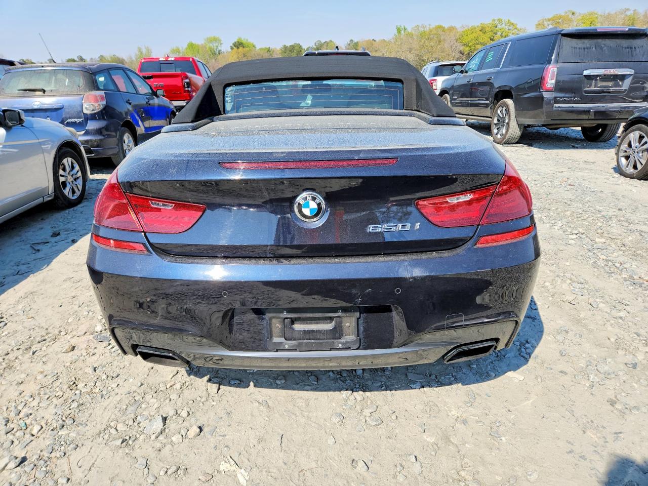 2015 Bmw 650 I Black vin: WBAYP9C5XFD170018