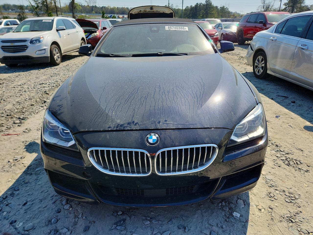 2015 Bmw 650 I Black vin: WBAYP9C5XFD170018