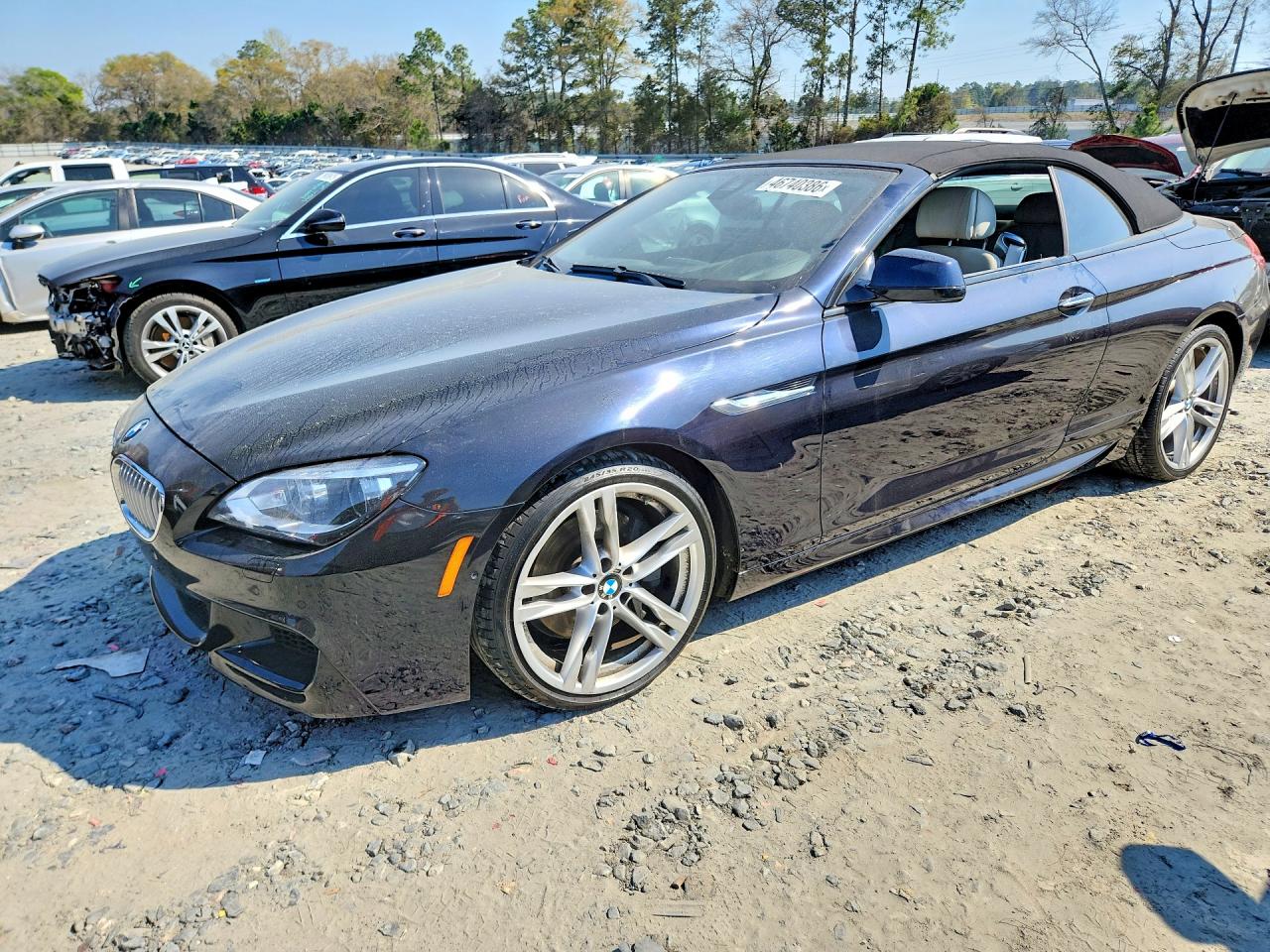 2015 Bmw 650 I Black vin: WBAYP9C5XFD170018