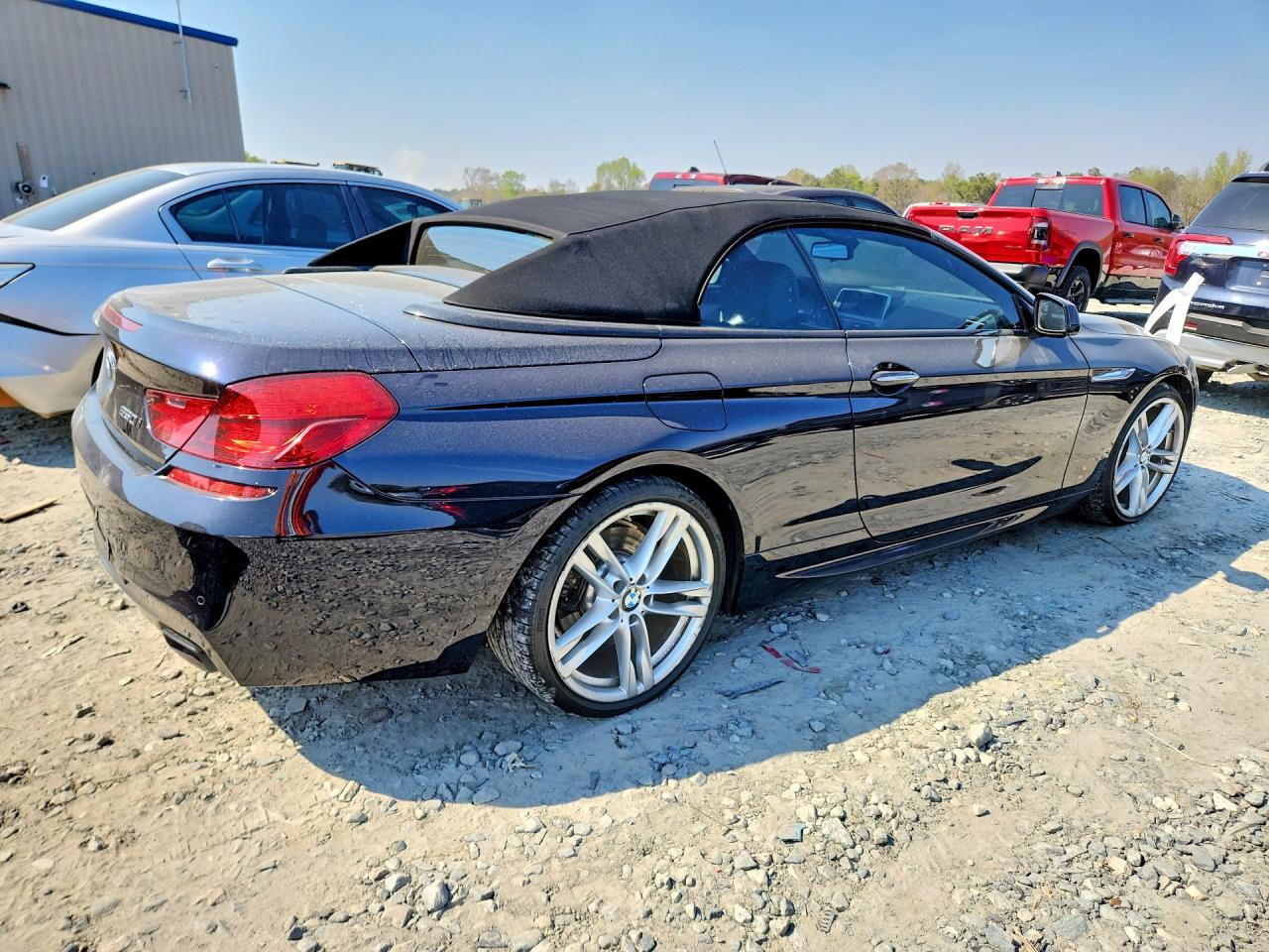 2015 Bmw 650 I Black vin: WBAYP9C5XFD170018