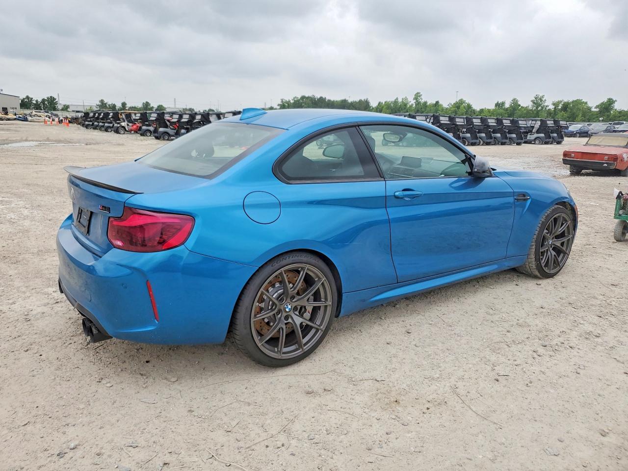 2020 Bmw M2 Competition Blue vin: WBS2U7C06L7E15865