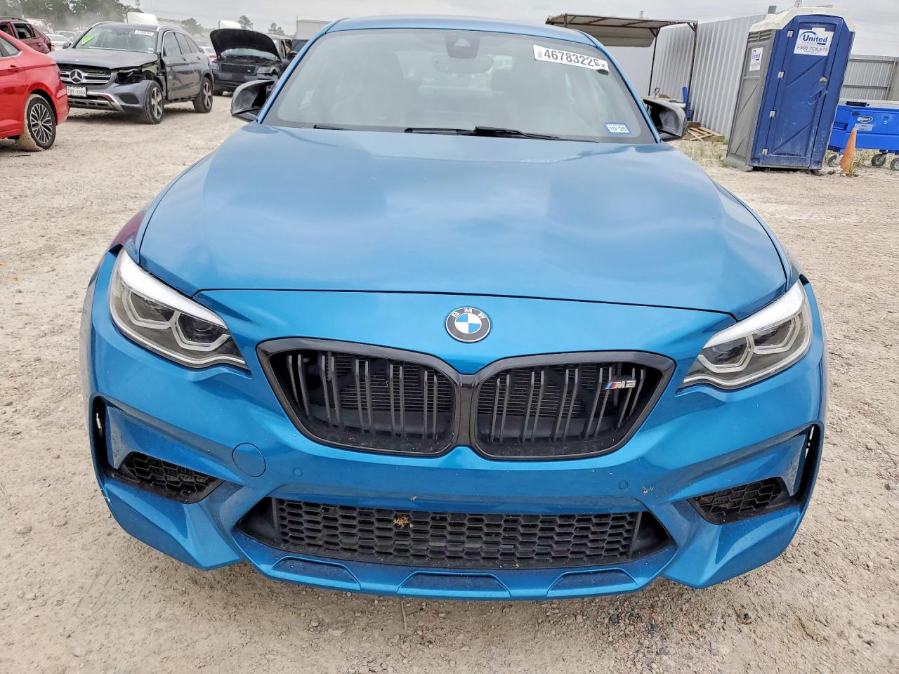 2020 Bmw M2 Competition Blue vin: WBS2U7C06L7E15865