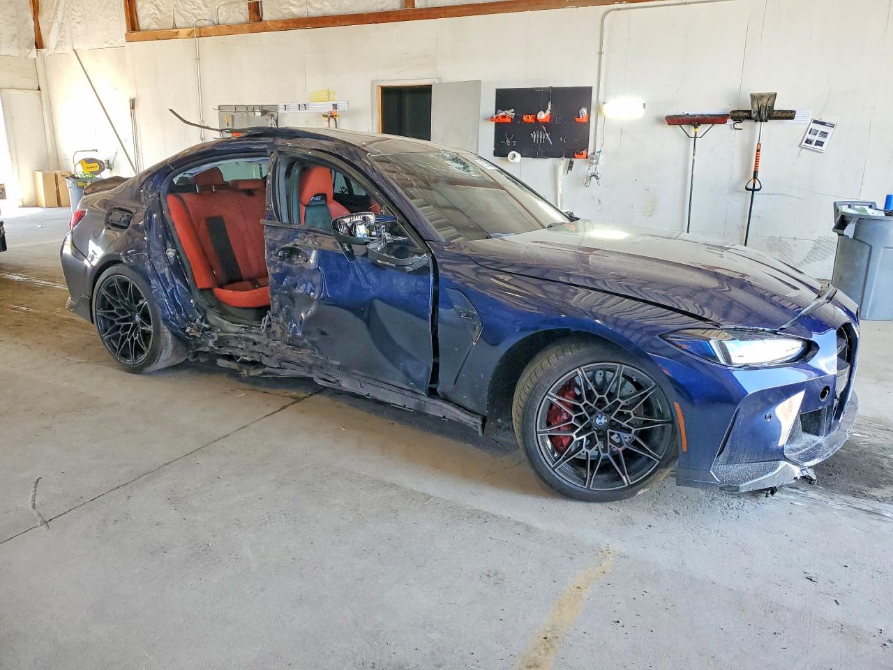 2025 Bmw M3 Competition Blue vin: WBS33HJ05SFU37986