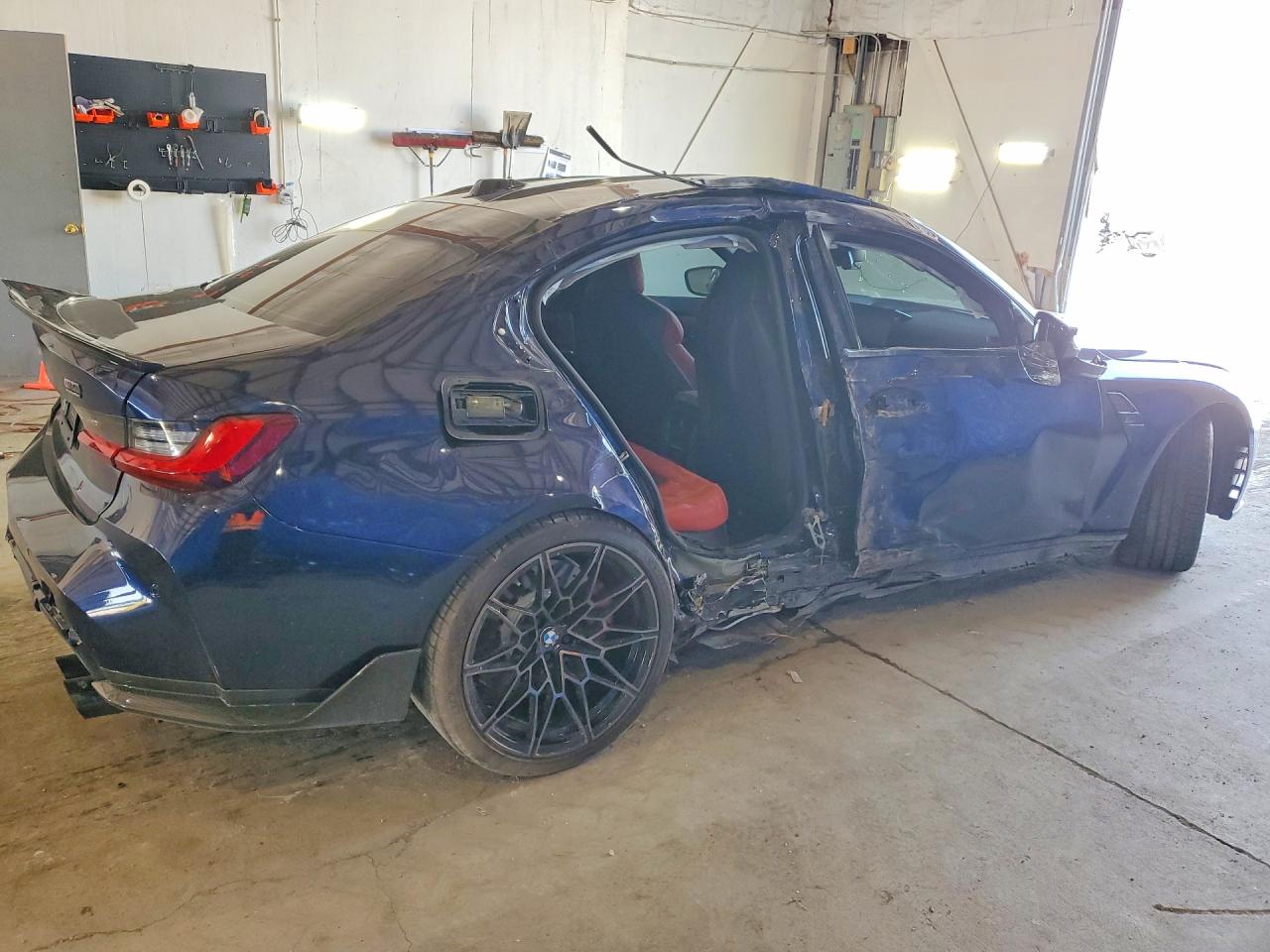 2025 Bmw M3 Competition Blue vin: WBS33HJ05SFU37986