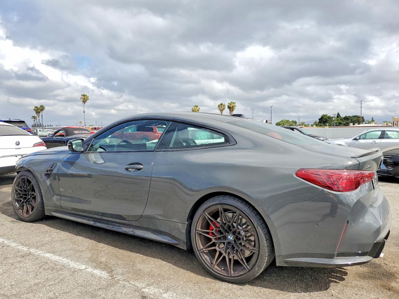 2025 Bmw M4 Competition Gray vin: WBS33HK0XSCT83844