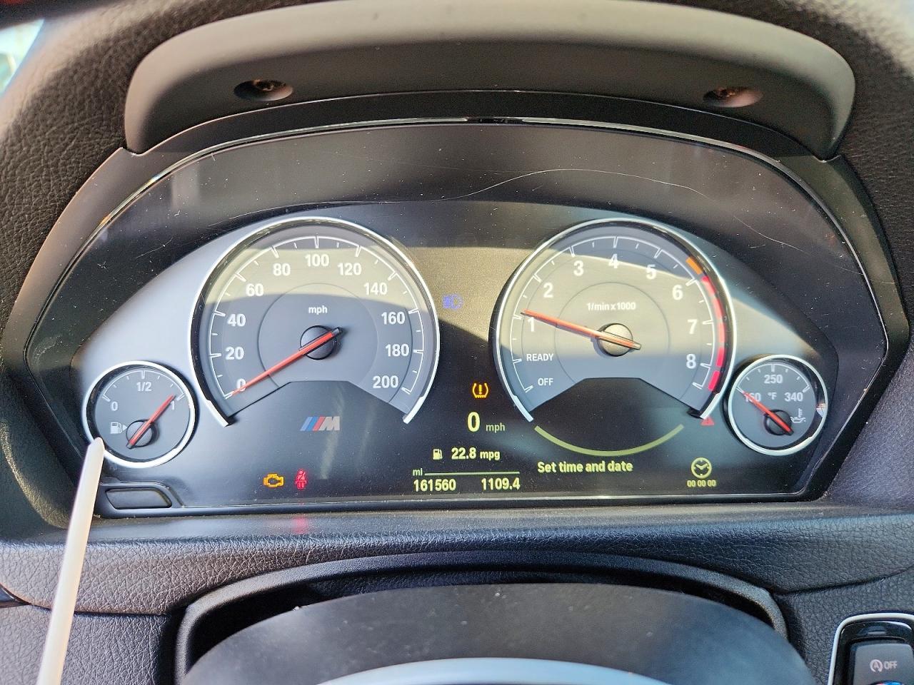2015 Bmw M3 Gray vin: WBS3C9C50FP803481
