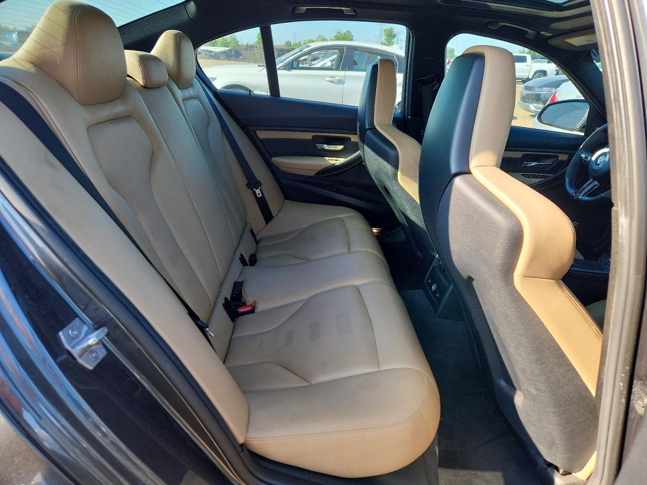 2015 Bmw M3 Gray vin: WBS3C9C50FP803481