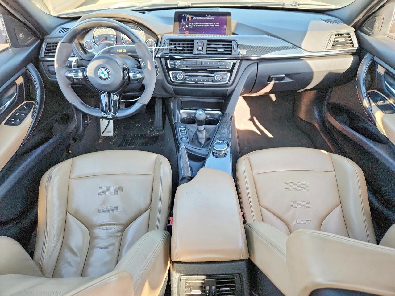 2015 Bmw M3 Gray vin: WBS3C9C50FP803481